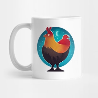 Chicken moonlight Mug